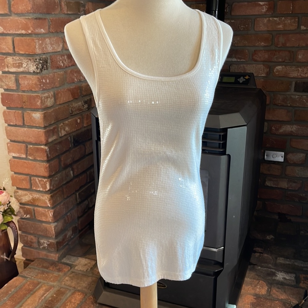 Studio Y Sequined Tank Top